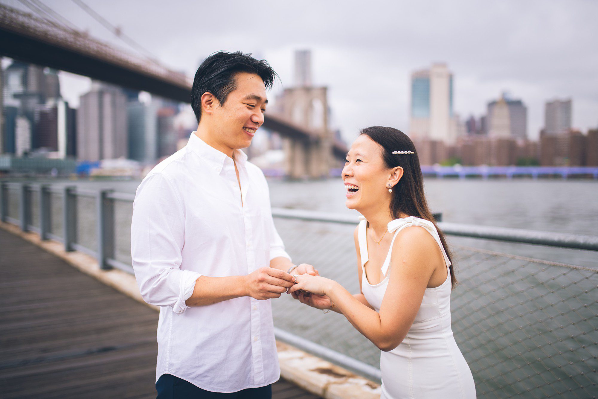 Dumbo Elopement by Jackie & Sascha, the New York Elopement Team